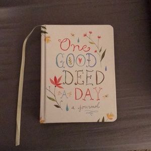 A journal that encourages you to do good deeds.